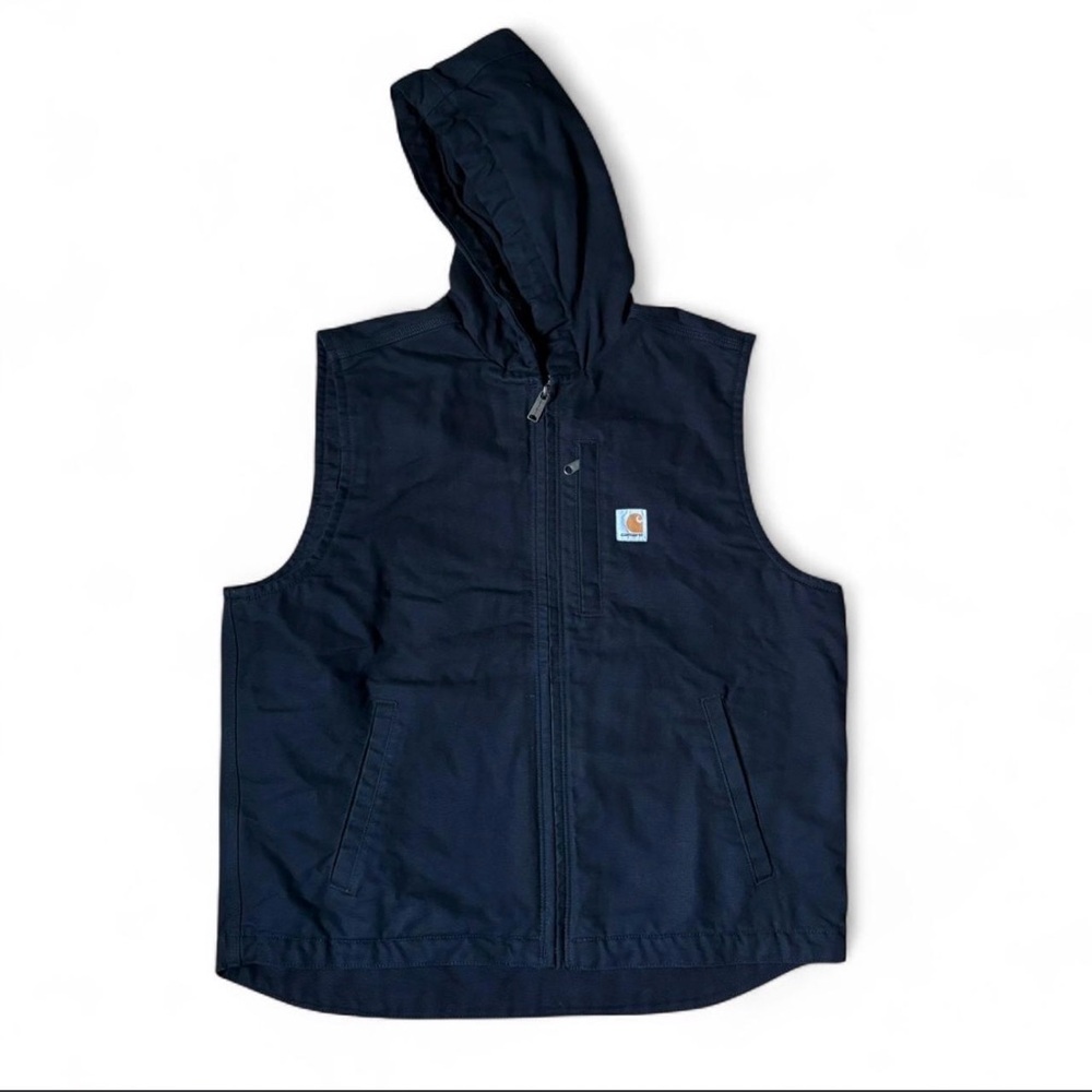 Carhartt Black Hooded Men's Work Vest